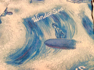1960s Vintage Men's Surfing Short Sleeve Shirt by Benny's, Cotton XXL, Hawaiian, Aloha, Mid Century, Surfer, Surf, Tiki Oasis, Pop Art, Beatnik, Groovy, Rincon, Windan Sea, San Onofre, Swami's and Malibu.