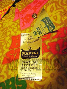 1960's Vintage Men's Short Sleeve Dead Stock Hawaiian Shirt, Mid Century, Tiki Oasis, Hawaii, Pop Art, Psychedelic, Groovy, Beatnik, Surfer, Aloha, Surfing.