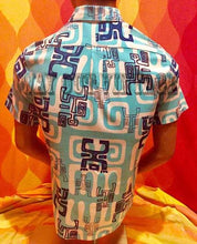 1960's Vintage Men's "Luau" Hawaiian Short Sleeve Shirt, Mid Century, Surfer, Surf, Surfing, Groovy, Beatnik, Tiki Oasis, Aloha.
